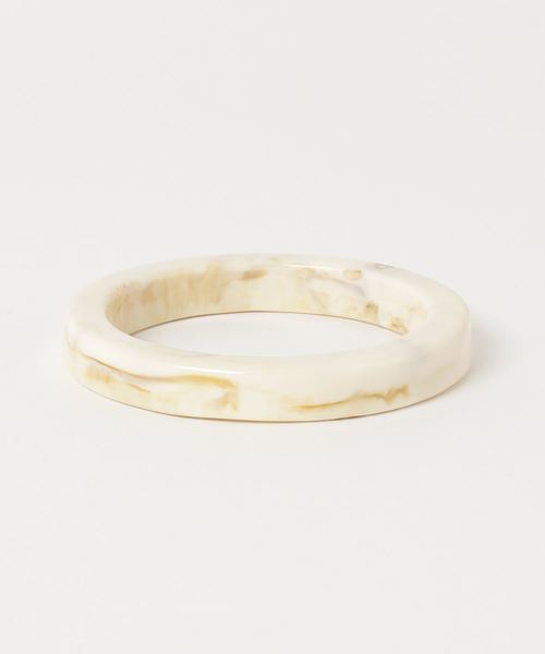 EGOIST（エゴイスト）の「マーブル柄バングル（バングル/リストバンド・レディース・ホワイト/ブラウン・FREE）」の3枚目の写真