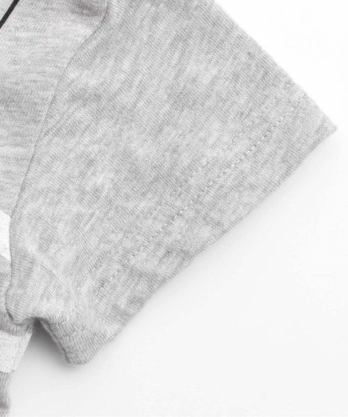 apres les cours(アプレレクール)の「ボーダーカメラTシャツ(Tシャツ/カットソー・キッズ・ターコイズブルー/グレー/オフホワイト・80/130/140/120/110/100/90)」の9枚目の写真