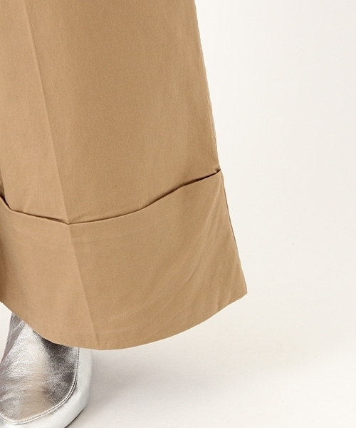 niko and...（ニコアンド）の「バルドマンコットンテンセルワイドパンツ（その他パンツ・レディース・ベージュ/ネイビー/ブラウン/カーキ・4/3）」の11枚目の写真
