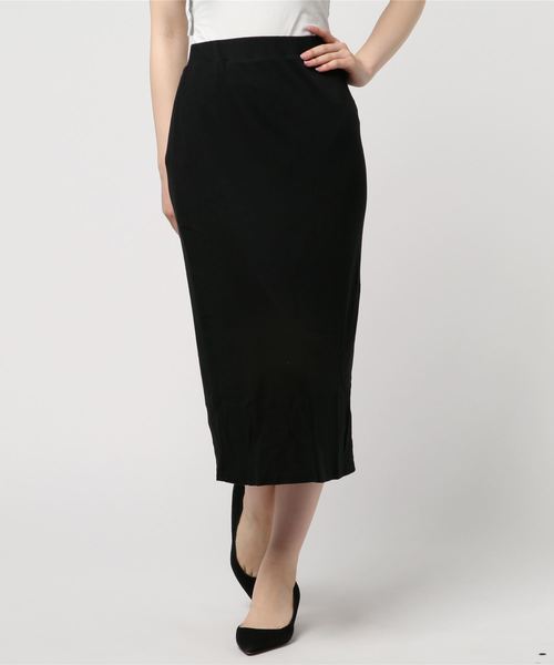 KOBE LETTUCE（コウベレタス）の「［リブカットソー］ウエストゴム☆タイトスカート＊カジュアル/レディース/ボトムス/ロング丈/ミディアム丈[M2170]神戸レタス（スカート・レディース・ピンク/モカ/ネイビー/ブラック/グリーン/ピンク系その他2/ブラウン系その他2/グリーン系その他2/ブルー系その他2/ブラック系その他2・FREE）」の13枚目の写真