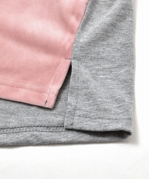 MinoriTY（マイノリティ）の「Ｔシャツ/ベロア切替（Tシャツ/カットソー・メンズ・ホワイト/ブラック/グレー/ホワイト系その他・M/L/XL）」の16枚目の写真