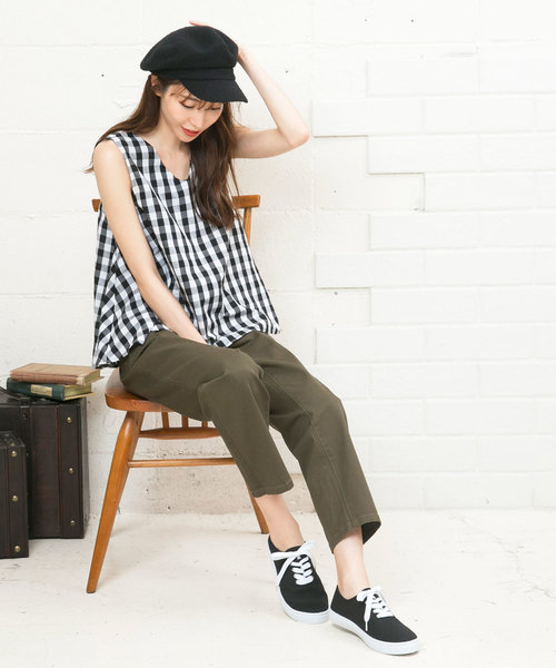 KOBE LETTUCE（コウベレタス）の「カラフルキャンバススニーカー＊シューズ/レディース/フラット[I1581]神戸レタス（スニーカー・レディース・ホワイト/ライトブルー/ブラック/グレー/レッド/ブラック系その他・M/L）」の14枚目の写真