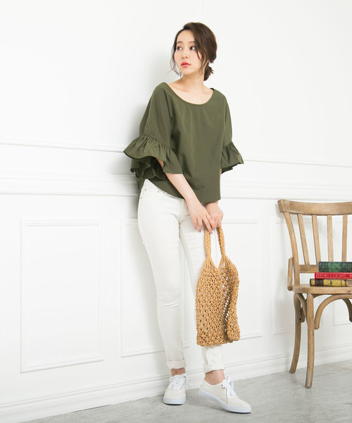 KOBE LETTUCE（コウベレタス）の「カラフルキャンバススニーカー＊シューズ/レディース/フラット[I1581]神戸レタス（スニーカー・レディース・ホワイト/ライトブルー/ブラック/グレー/レッド/ブラック系その他・M/L）」の16枚目の写真