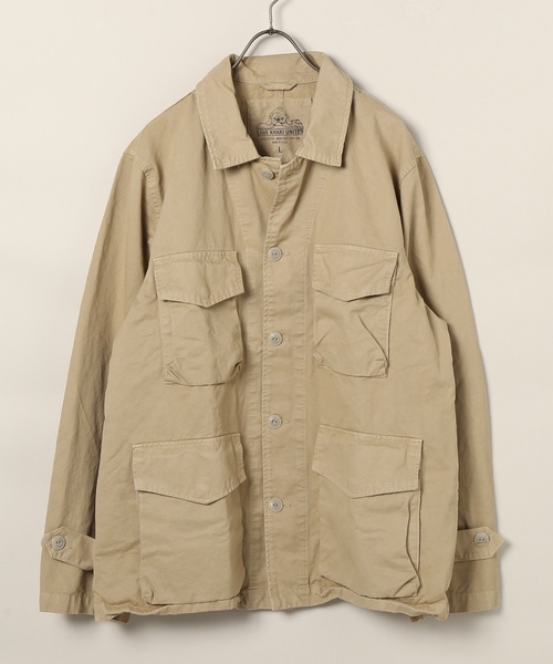 SAVE KHAKI UNITED（セーブカーキユナイテッド）の「SKU BULLDOG TWILL SPORTMAN JACKET＃（ブルゾン・メンズ・オリーブ/ブラック系その他/キャメル・SMALL/MEDIUM/X-SMALL/LARGE）」の3枚目の写真