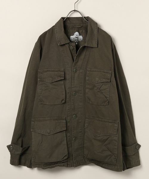 SAVE KHAKI UNITED（セーブカーキユナイテッド）の「SKU BULLDOG TWILL SPORTMAN JACKET＃（ブルゾン・メンズ・オリーブ/ブラック系その他/キャメル・SMALL/MEDIUM/X-SMALL/LARGE）」の2枚目の写真