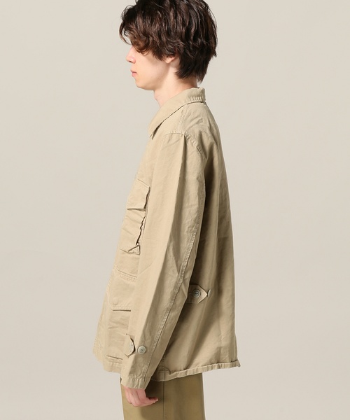 SAVE KHAKI UNITED（セーブカーキユナイテッド）の「SKU BULLDOG TWILL SPORTMAN JACKET＃（ブルゾン・メンズ・オリーブ/ブラック系その他/キャメル・SMALL/MEDIUM/X-SMALL/LARGE）」の6枚目の写真