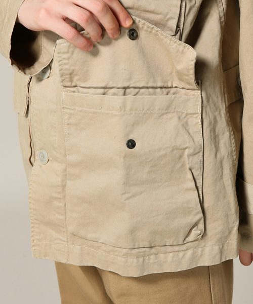 SAVE KHAKI UNITED（セーブカーキユナイテッド）の「SKU BULLDOG TWILL SPORTMAN JACKET＃（ブルゾン・メンズ・オリーブ/ブラック系その他/キャメル・SMALL/MEDIUM/X-SMALL/LARGE）」の8枚目の写真