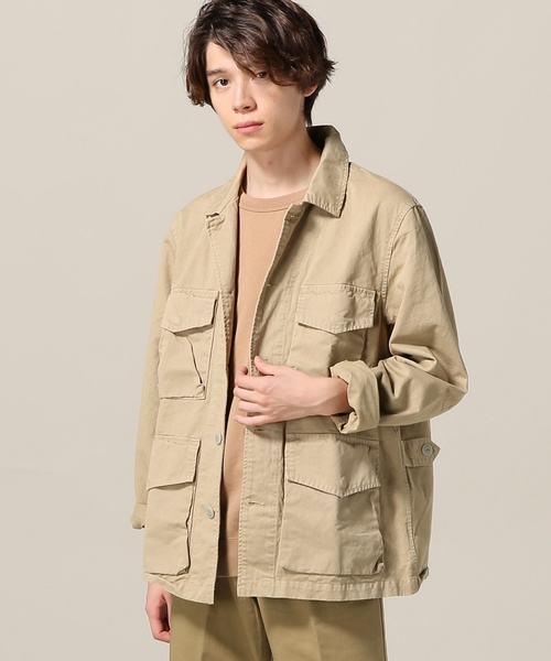 SAVE KHAKI UNITED（セーブカーキユナイテッド）の「SKU BULLDOG TWILL SPORTMAN JACKET＃（ブルゾン・メンズ・オリーブ/ブラック系その他/キャメル・SMALL/MEDIUM/X-SMALL/LARGE）」の7枚目の写真