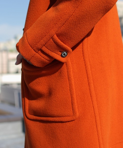 INVERTERE（インバーティア）の「INVERTERE / インバーティア ダッフルコート（ダッフルコート・メンズ・ネイビー/オレンジ/ブラック/オリーブ・40/38）」の19枚目の写真