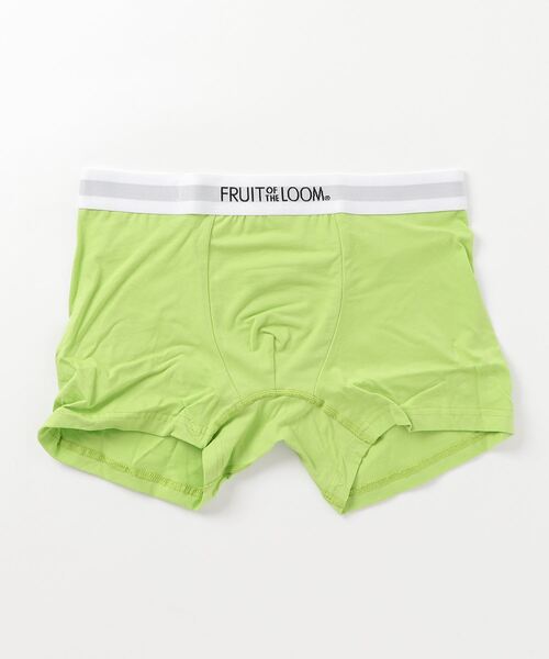 FRUIT OF THE LOOM（フルーツオブザルーム）の「【FRUIT OF THE LOOM】無地 ボクサーパンツ / フルーツオブザルーム リブ ロゴ入り（ボクサーパンツ・メンズ・チャコールグレー/ブラック/パープル/ネイビー/グレー/ピンク/オレンジ/グリーン/ブラウン/グリーン系その他/インディゴブルー/バイオレット/ラベンダー/イエロー/ピンク系その他/グレー系その他/グリーン系その他2/カーキ/レッド/グリーン系その他3/オリーブ/ホワイト・M/L/LL）」の9枚目の写真