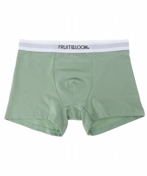 FRUIT OF THE LOOM（フルーツオブザルーム）の「【FRUIT OF THE LOOM】無地 ボクサーパンツ / フルーツオブザルーム リブ ロゴ入り（ボクサーパンツ・メンズ・チャコールグレー/ブラック/パープル/ネイビー/グレー/ピンク/オレンジ/グリーン/ブラウン/グリーン系その他/インディゴブルー/バイオレット/ラベンダー/イエロー/ピンク系その他/グレー系その他/グリーン系その他2/カーキ/レッド/グリーン系その他3/オリーブ/ホワイト・M/L/LL）」の7枚目の写真