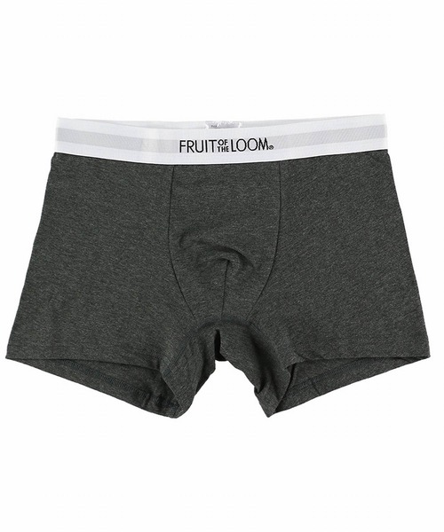 FRUIT OF THE LOOM（フルーツオブザルーム）の「【FRUIT OF THE LOOM】無地 ボクサーパンツ / フルーツオブザルーム リブ ロゴ入り（ボクサーパンツ・メンズ・チャコールグレー/ブラック/パープル/ネイビー/グレー/ピンク/オレンジ/グリーン/ブラウン/グリーン系その他/インディゴブルー/バイオレット/ラベンダー/イエロー/ピンク系その他/グレー系その他/グリーン系その他2/カーキ/レッド/グリーン系その他3/オリーブ/ホワイト・M/L/LL）」の3枚目の写真