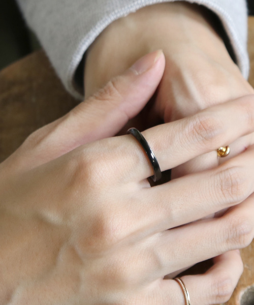 YArKA（ヤーカ）の「【YArKA/ヤーカ】stainless series simple2mm ring/ステンレスシンプル2ミリリング（リング・レディース・ブラック/シルバー/ゴールド・#13/#17/#9/#11/#15/#7/#5/#19/#21）」の17枚目の写真