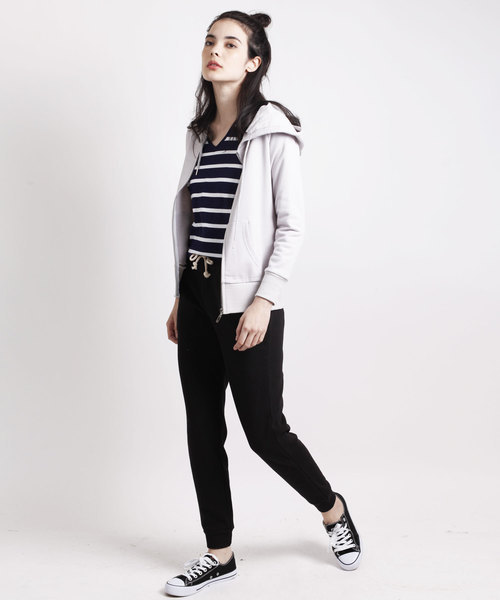 aimoha（アイモハ）の「裏起毛コットンスウェットイージーパンツ（スウェットパンツ・レディース・チャコールグレー/ブラック/グレー・SMALL/MEDIUM/LARGE/X-LARGE/XX-LARGE）」の7枚目の写真