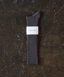 HARUSAKU | HARUSAKU Men's  PLAIN RIB SOCKS：ハルサク メンズ 無地リブ ロングソックス(ソックス/靴下)