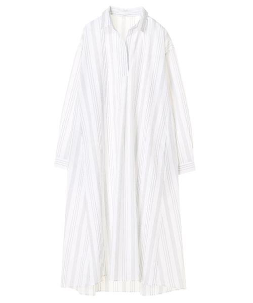 AMERICAN HOLIC(アメリカンホリック)の「スキッパーフレアワンピース*(ワンピース・レディース・ベージュ系その他/ブルー系その他4/ホワイト系その他5/イエロー系その他3・FREE)」の7枚目の写真