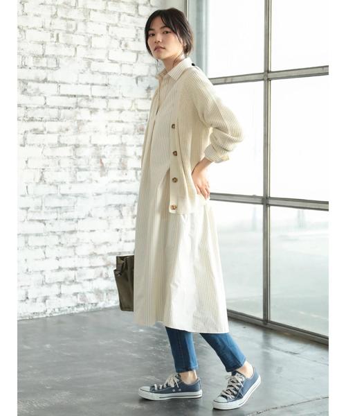 AMERICAN HOLIC(アメリカンホリック)の「スキッパーフレアワンピース*(ワンピース・レディース・ベージュ系その他/ブルー系その他4/ホワイト系その他5/イエロー系その他3・FREE)」の11枚目の写真