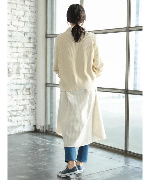 AMERICAN HOLIC(アメリカンホリック)の「スキッパーフレアワンピース*(ワンピース・レディース・ベージュ系その他/ブルー系その他4/ホワイト系その他5/イエロー系その他3・FREE)」の12枚目の写真