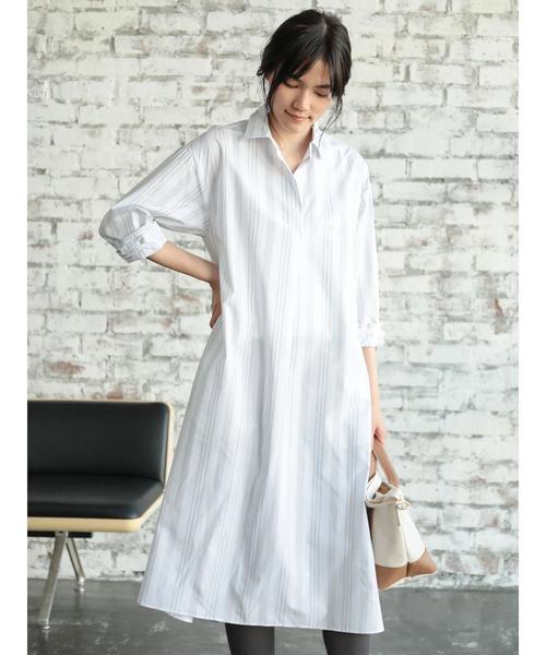 AMERICAN HOLIC(アメリカンホリック)の「スキッパーフレアワンピース*(ワンピース・レディース・ベージュ系その他/ブルー系その他4/ホワイト系その他5/イエロー系その他3・FREE)」の21枚目の写真