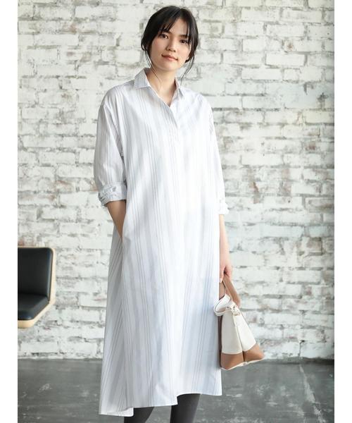 AMERICAN HOLIC(アメリカンホリック)の「スキッパーフレアワンピース*(ワンピース・レディース・ベージュ系その他/ブルー系その他4/ホワイト系その他5/イエロー系その他3・FREE)」の22枚目の写真