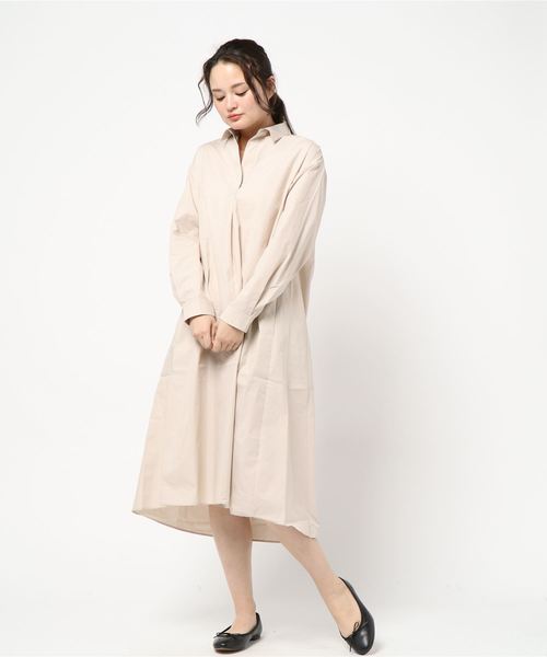 AMERICAN HOLIC(アメリカンホリック)の「スキッパーフレアワンピース*(ワンピース・レディース・ベージュ系その他/ブルー系その他4/ホワイト系その他5/イエロー系その他3・FREE)」の15枚目の写真