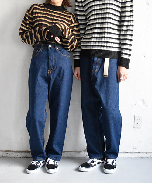 PairPair（ペアペア）の「ワイドテーパードデニムパンツ（デニムパンツ・メンズ・インディゴブルー・MEDIUM/LARGE）」の6枚目の写真