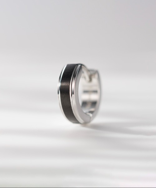 ieLS(イエルズ)の「金属アレルギー対応「ieLS」ステンレス デザインフープピアス(ピアス(片耳用)・メンズ・その他1/その他2/その他3/その他4/その他5/その他6/その他7/その他8/その他13/その他12/その他11/その他9/その他10/その他16/その他15/その他14・ONE SIZE)」の3枚目の写真