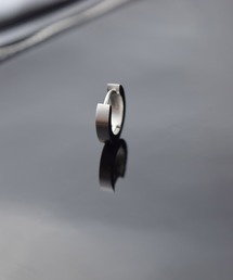 金属アレルギー対応「ieLS」ステンレス デザインフープピアス