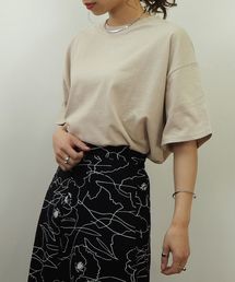 ピグメント加工ビッグチュニック