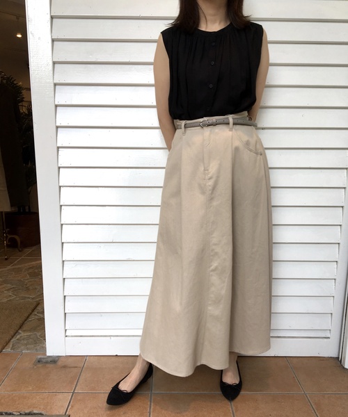 Culture Medium（カルチャーミディアム）の「60sレーヨンローンギャザーブラウス（シャツ/ブラウス・レディース・パープル/ライトベージュ/ホワイト/ブラック・FREE）」の3枚目の写真