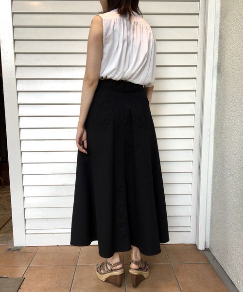 Culture Medium（カルチャーミディアム）の「60sレーヨンローンギャザーブラウス（シャツ/ブラウス・レディース・パープル/ライトベージュ/ホワイト/ブラック・FREE）」の15枚目の写真