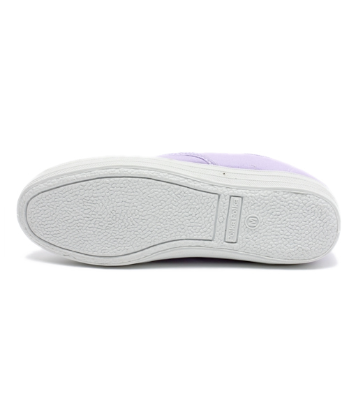 WEGO（ウィゴー）の「WEGO/キャンバスデッキスニーカー（スニーカー・レディース・アイボリー/サックスブルー/パープル/ピンク・23.5/24.5）」の11枚目の写真