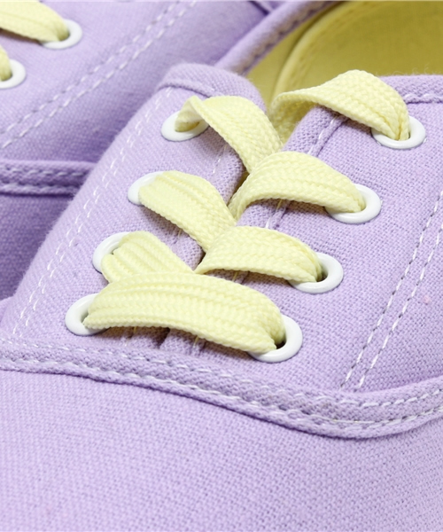 WEGO（ウィゴー）の「WEGO/キャンバスデッキスニーカー（スニーカー・レディース・アイボリー/サックスブルー/パープル/ピンク・23.5/24.5）」の7枚目の写真