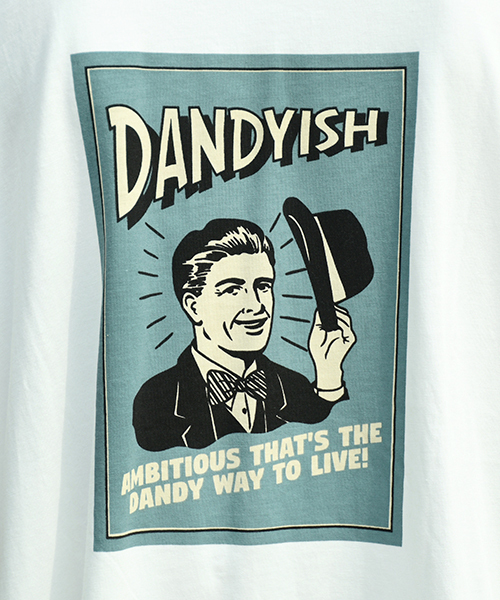 kutir（クティール）の「ダンディ＆マダムＴシャツ（Tシャツ/カットソー・メンズ・ホワイト/ブラック/ホワイト系その他/ブラック系その他・MEDIUM/LARGE）」の12枚目の写真