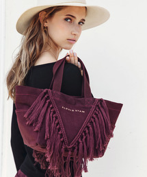ALEXIA STAM | V Fringe Tassel Tote Bag/Vフリンジタッセルトートバッグ(トートバッグ)