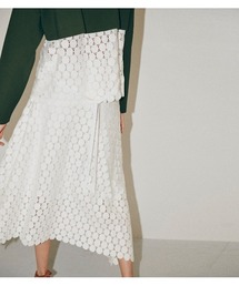 LE CIEL BLEU | Dot Lace Flare Skirt(スカート)