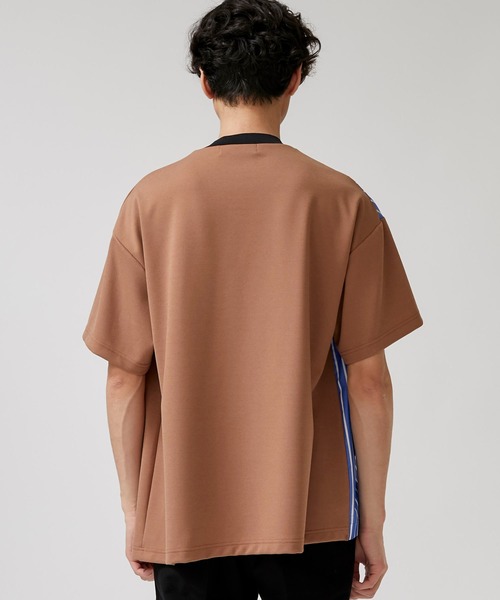 CULLNI（クルニ）の「【CULLNI】STUDIOUS限定 STRIPE COMBINATION PO（Tシャツ/カットソー・メンズ・ブラック/ピンク・SMALL/MEDIUM）」の6枚目の写真