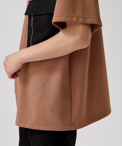 CULLNI（クルニ）の「【CULLNI】STUDIOUS限定 STRIPE COMBINATION PO（Tシャツ/カットソー・メンズ・ブラック/ピンク・SMALL/MEDIUM）」の8枚目の写真