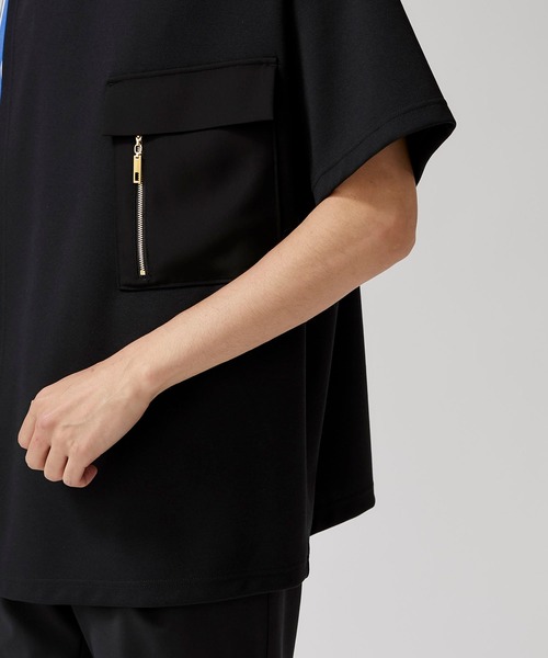 CULLNI（クルニ）の「【CULLNI】STUDIOUS限定 STRIPE COMBINATION PO（Tシャツ/カットソー・メンズ・ブラック/ピンク・SMALL/MEDIUM）」の16枚目の写真