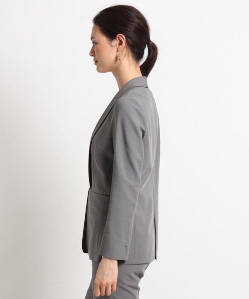 INDIVI（インディヴィ）の「◇【ハンドウォッシュ】タキシードカラー風  