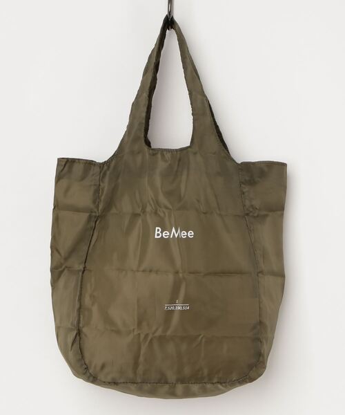BeMee(ビーミー)の「【 BeMee / ビーミー 】 # エコバッグ S‥(エコバッグ/サブバッグ・レディース・ホワイト/ブラック/ネイビー/ピンク/オリーブ/ブルー/ベージュ/パープル/グレー・FREE/SMALL)」の5枚目の写真
