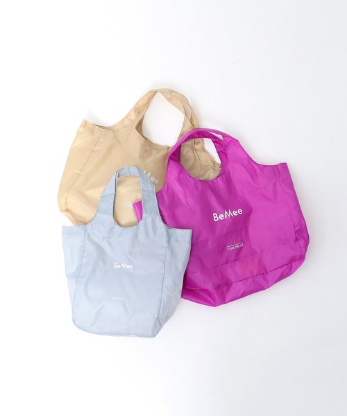 BeMee(ビーミー)の「【 BeMee / ビーミー 】 # エコバッグ S‥(エコバッグ/サブバッグ・レディース・ホワイト/ブラック/ネイビー/ピンク/オリーブ/ブルー/ベージュ/パープル/グレー・FREE/SMALL)」の14枚目の写真