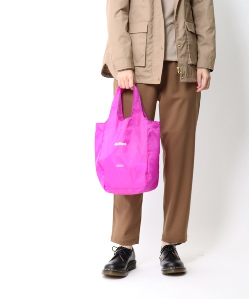 BeMee(ビーミー)の「【 BeMee / ビーミー 】 # エコバッグ S‥(エコバッグ/サブバッグ・レディース・ホワイト/ブラック/ネイビー/ピンク/オリーブ/ブルー/ベージュ/パープル/グレー・FREE/SMALL)」の17枚目の写真