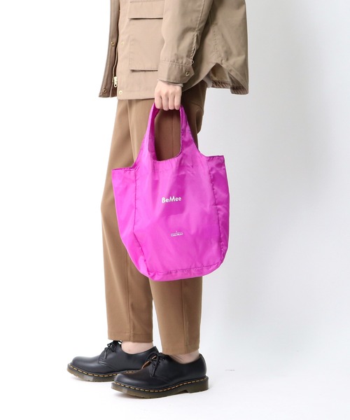 BeMee(ビーミー)の「【 BeMee / ビーミー 】 # エコバッグ S‥(エコバッグ/サブバッグ・レディース・ホワイト/ブラック/ネイビー/ピンク/オリーブ/ブルー/ベージュ/パープル/グレー・FREE/SMALL)」の18枚目の写真