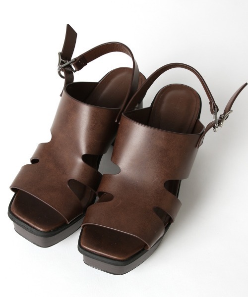 PAGEBOY（ページボーイ）の「ヘビーソールサンダル（サンダル・レディース・ブラック/ダークブラウン・MEDIUM/LARGE）」の10枚目の写真