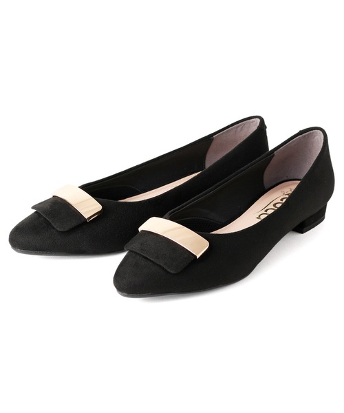 coca(ANDEX shoes product)(コカ)の「coca / コカ バックル飾り付き ローヒール パンプス 120033(パンプス・レディース・ブラック/ベージュ/ブラック系その他/グレー・23.5cm/24.5cm/23.0cm/24.0cm/22.5cm/22.0cm)」の5枚目の写真