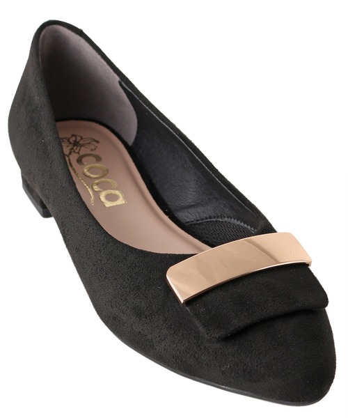 coca(ANDEX shoes product)(コカ)の「coca / コカ バックル飾り付き ローヒール パンプス 120033(パンプス・レディース・ブラック/ベージュ/ブラック系その他/グレー・23.5cm/24.5cm/23.0cm/24.0cm/22.5cm/22.0cm)」の12枚目の写真