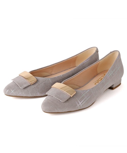coca(ANDEX shoes product)(コカ)の「coca / コカ バックル飾り付き ローヒール パンプス 120033(パンプス・レディース・ブラック/ベージュ/ブラック系その他/グレー・23.5cm/24.5cm/23.0cm/24.0cm/22.5cm/22.0cm)」の14枚目の写真