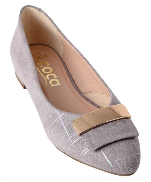 coca(ANDEX shoes product)(コカ)の「coca / コカ バックル飾り付き ローヒール パンプス 120033(パンプス・レディース・ブラック/ベージュ/ブラック系その他/グレー・23.5cm/24.5cm/23.0cm/24.0cm/22.5cm/22.0cm)」の21枚目の写真