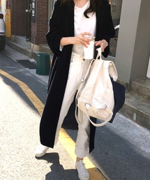 長袖シャツワンピース